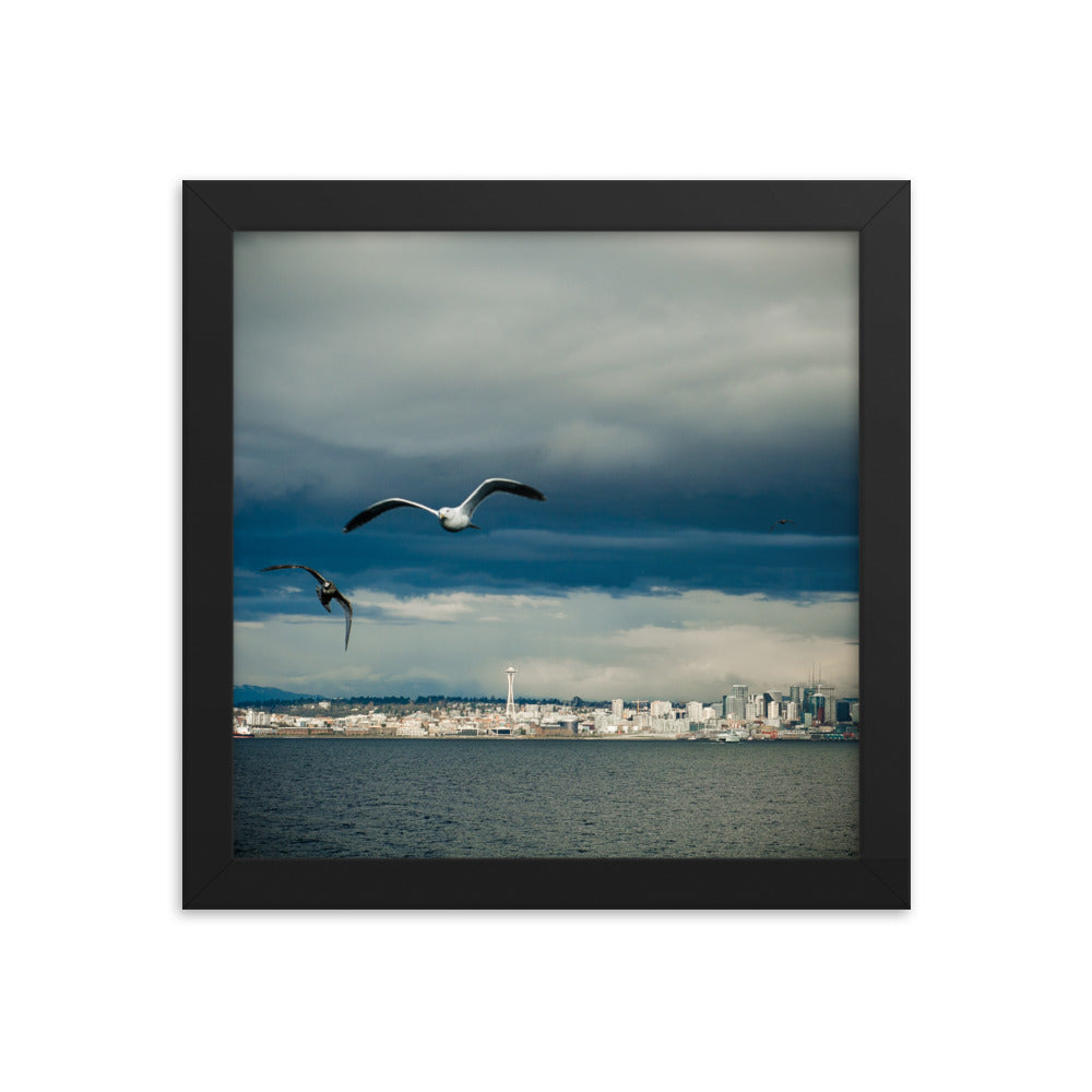 Seattle (Framed Print)