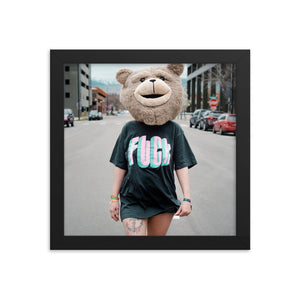 Fuck (Framed Print)