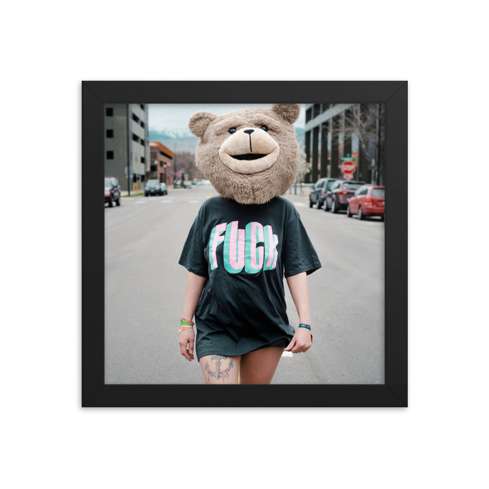 Fuck (Framed Print)