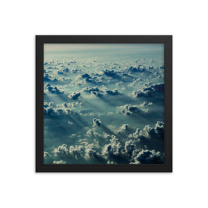 Sunset in the Clouds (Framed Print)