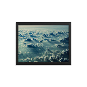 Sunset in the Clouds (Framed Print)