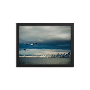 Seattle (Framed Print)