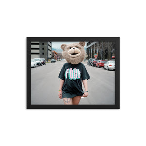 Fuck (Framed Print)