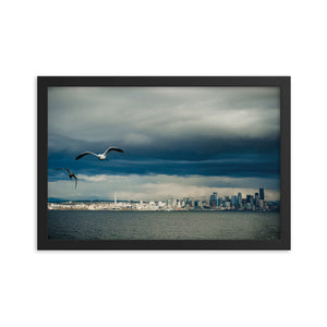 Seattle (Framed Print)