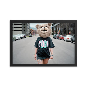 Fuck (Framed Print)