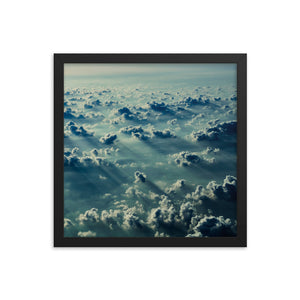 Sunset in the Clouds (Framed Print)