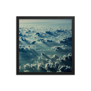 Sunset in the Clouds (Framed Print)