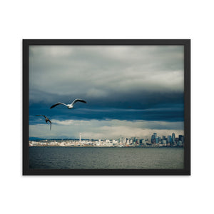 Seattle (Framed Print)