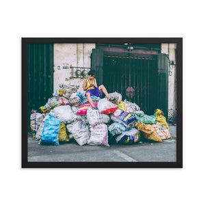 King of the Mountain (Framed Print)