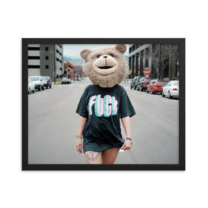 Fuck (Framed Print)