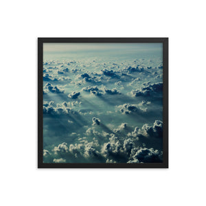 Sunset in the Clouds (Framed Print)