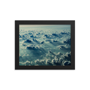 Sunset in the Clouds (Framed Print)