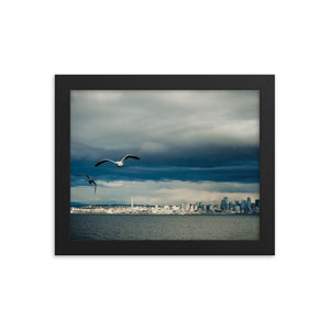 Seattle (Framed Print)