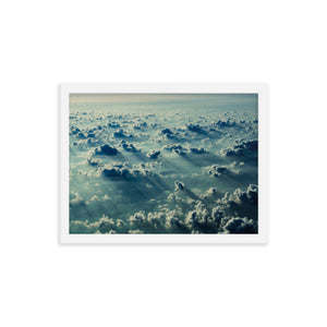 Sunset in the Clouds (Framed Print)