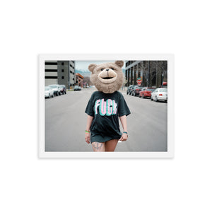 Fuck (Framed Print)