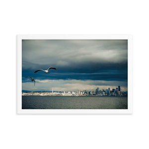 Seattle (Framed Print)