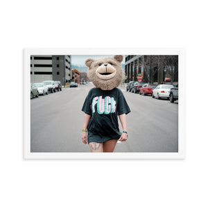 Fuck (Framed Print)