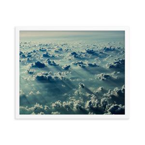 Sunset in the Clouds (Framed Print)