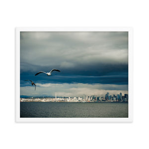 Seattle (Framed Print)
