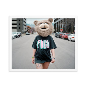 Fuck (Framed Print)