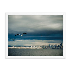Seattle (Framed Print)