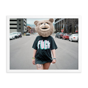 Fuck (Framed Print)