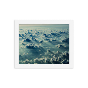 Sunset in the Clouds (Framed Print)