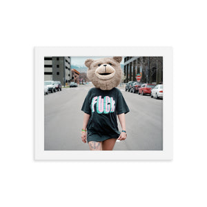 Fuck (Framed Print)